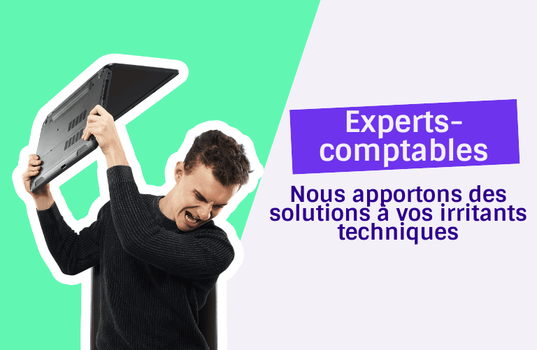 Homme expert comptable énervé qui casse son ordinateur portable